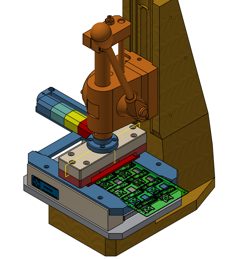 Presse zur PCB Vereinzelung