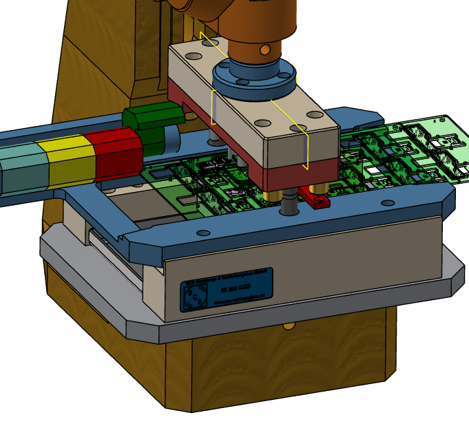 Presse zur PCB Vereinzelung